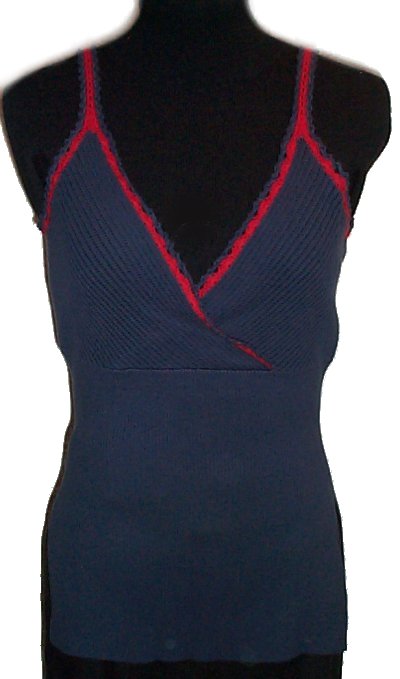 TOMMY HILFIGER Blue Camisole Sweater - Size M