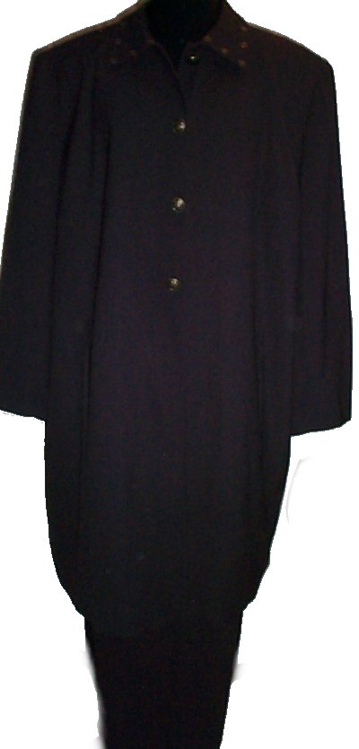 LARRY LEVINE 2 Pc Lined Pants Jacket Suit - Plus 26W