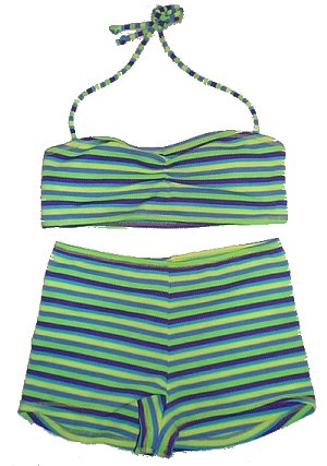 MYSTIC BAY Boy Shorts Bikini - 7/8